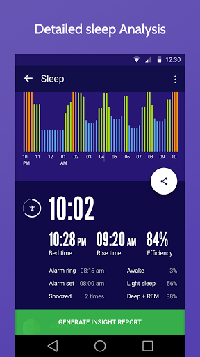 Sleep Time : Sleep Cycle Smart Alarm Clock Tracker - عکس برنامه موبایلی اندروید