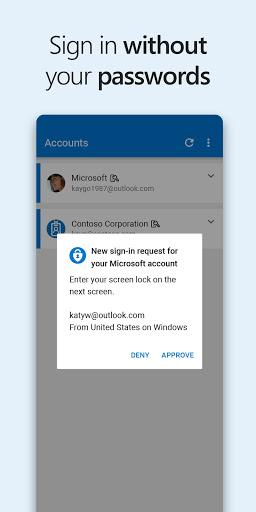 Microsoft Authenticator - Image screenshot of android app