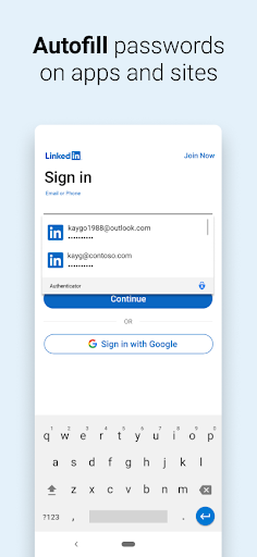 Microsoft Authenticator - Image screenshot of android app