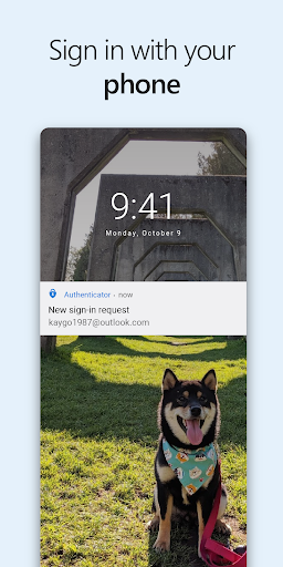 Microsoft Authenticator - Image screenshot of android app