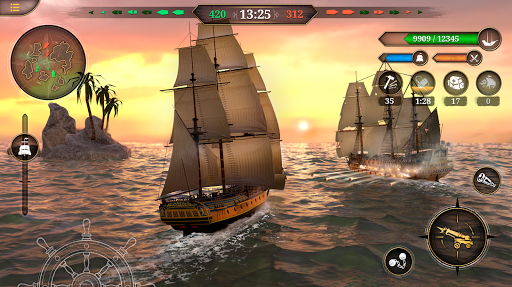 King of Sails: Ship Battle - Gameplay image of android game