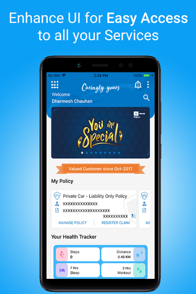 Caringly Yours: Insurance App - Image screenshot of android app