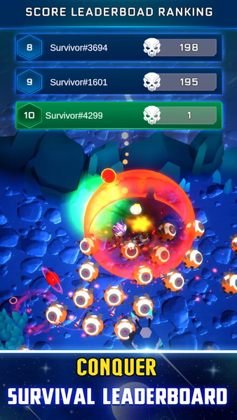 Space Survivor: Alien attack - Gameplay image of android game