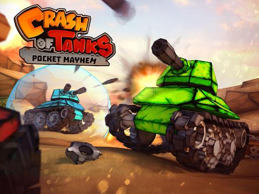 Crash of Tanks: Pocket Mayhem - Gameplay image of android game