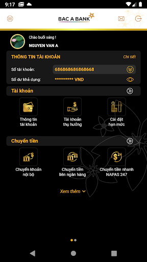 BAC A BANK Mobile Banking - Image screenshot of android app