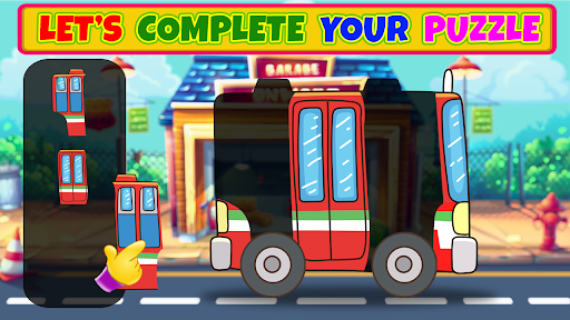 Cars Puzzles Game - Funny Car & Trucks Preschool Jigsaw Education Learning  Puzzle Games for Babies, Kids & Toddlers