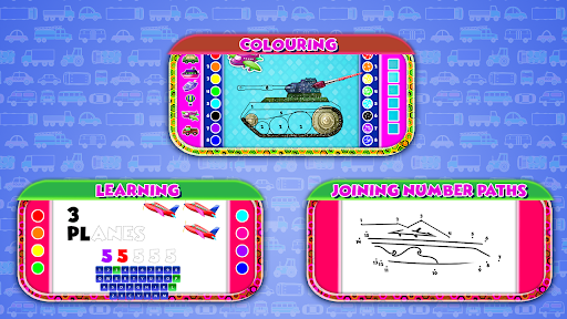 preschool toddlers driving trucks service for baby - عکس برنامه موبایلی اندروید