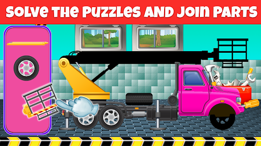 Construction Vehicles for Kids - Image screenshot of android app