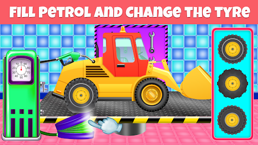 Construction Vehicles for Kids - Image screenshot of android app