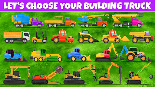 Construction Vehicles for Kids - عکس برنامه موبایلی اندروید