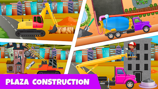 Construction Vehicles for Kids - Image screenshot of android app