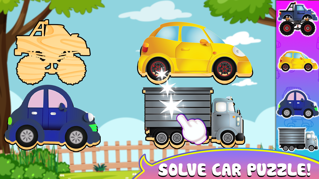 Preschool Toddler Cars on Hill - عکس برنامه موبایلی اندروید