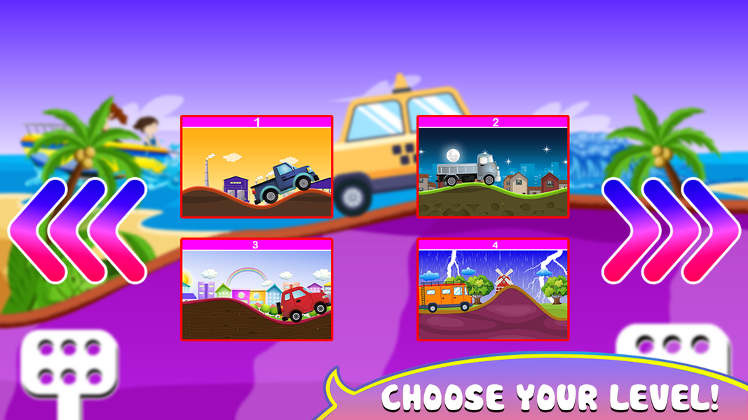 Preschool Toddler Cars on Hill - عکس برنامه موبایلی اندروید