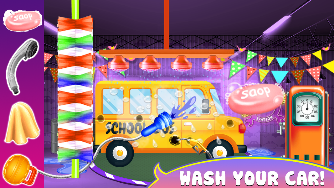 Preschool Toddler Cars on Hill - Image screenshot of android app