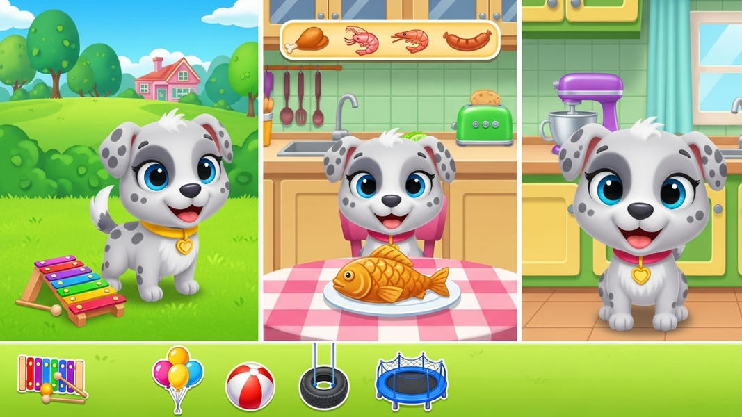 Puppy Pets Vet Dog Caring Game - عکس بازی موبایلی اندروید