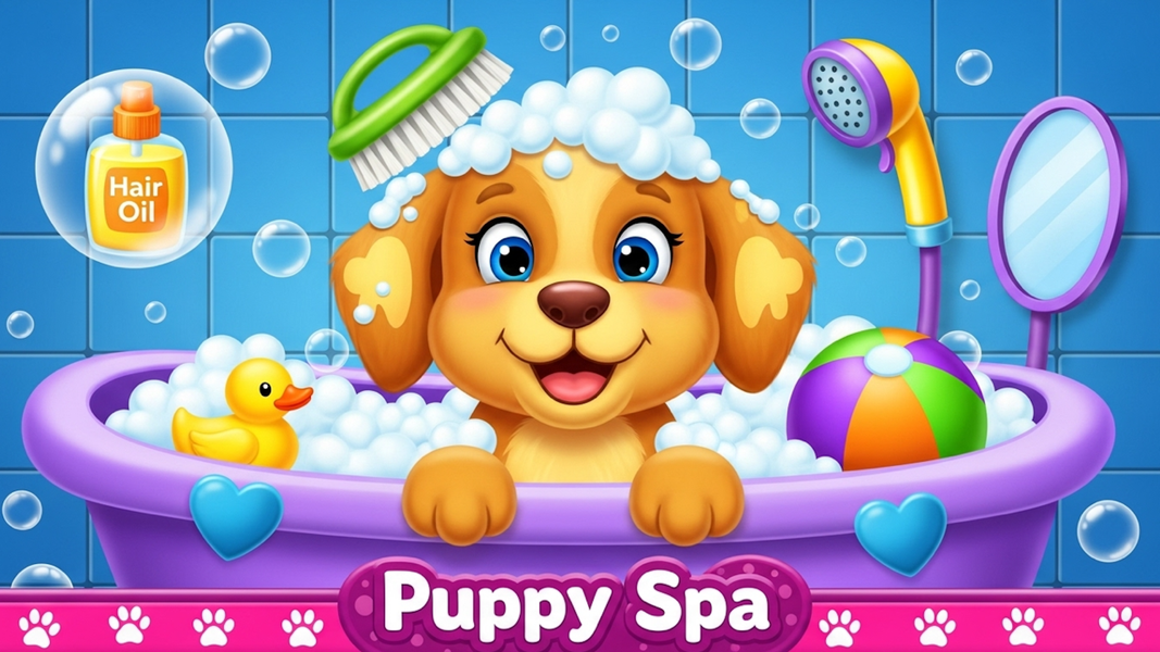 Puppy Pets Vet Dog Caring Game - عکس بازی موبایلی اندروید