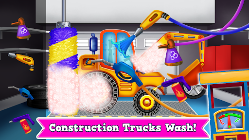Toddler Builder Trucks On Hill - Image screenshot of android app