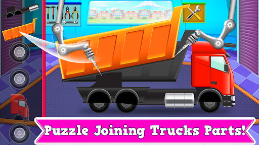 Kid Construction Truck Journey - Image screenshot of android app