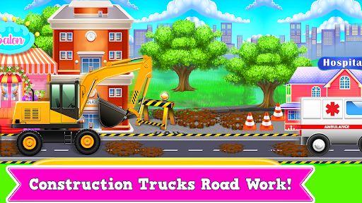 Kid Construction Truck Journey - Image screenshot of android app