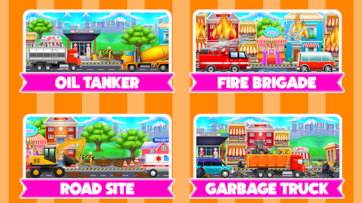 Kid Construction Truck Journey - Image screenshot of android app