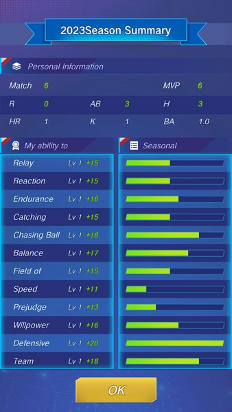 Baseball Rising Star - Gameplay image of android game