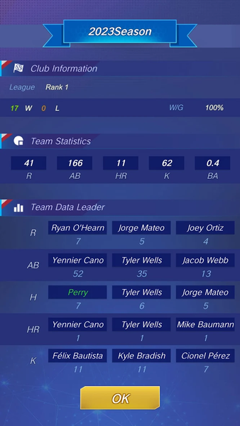 Baseball Rising Star - Gameplay image of android game