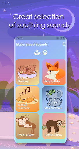 Baby Sleep Sounds - عکس برنامه موبایلی اندروید