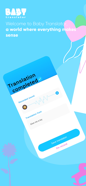 Baby Translator & Cry Analyzer - عکس برنامه موبایلی اندروید