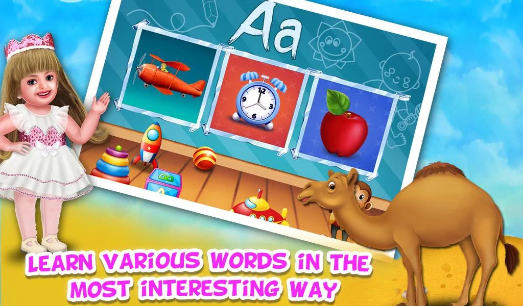 Baby Aadhya's Alphabets World - Image screenshot of android app