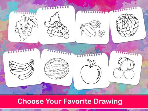 Fruits Coloring & Drawing Book - عکس برنامه موبایلی اندروید