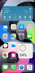 Launcher iOS 15 - عکس برنامه موبایلی اندروید