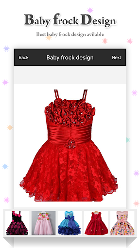 Baby Frock Design Idea - Image screenshot of android app