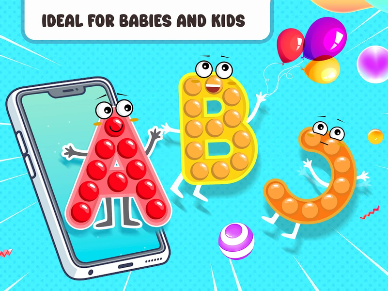 Baby Pop It - Baby Kids Games - عکس بازی موبایلی اندروید