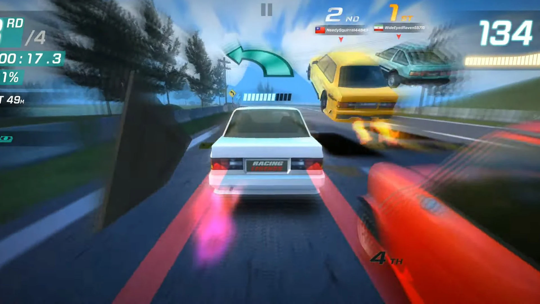 Epic Car Racing Online - Gameplay image of android game