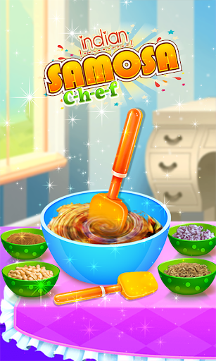 Indian Samosa Cooking Game - Gameplay image of android game