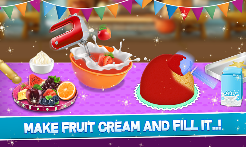 Ice Cream Cake Game Food Maker - Gameplay image of android game