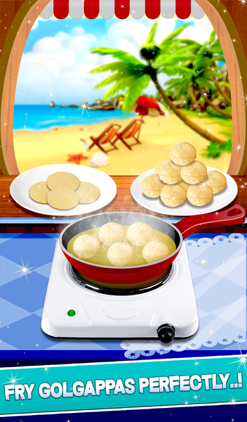 Panipuri Maker In Cooking Game - Gameplay image of android game
