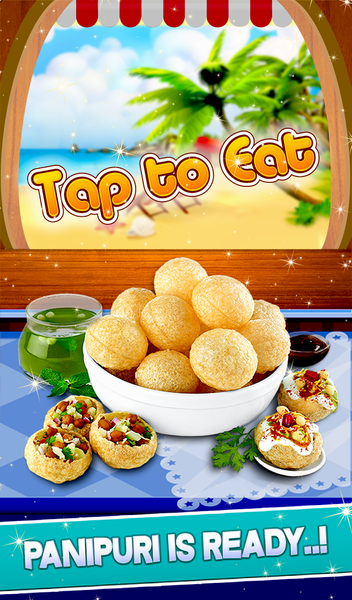 Panipuri Maker In Cooking Game - Gameplay image of android game
