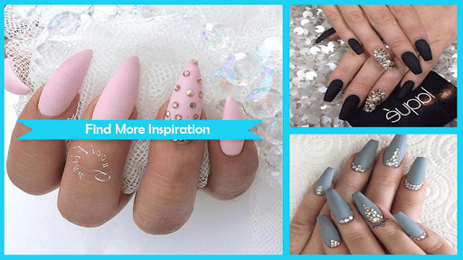 Gorgeous Glittery Nail Gems - Image screenshot of android app