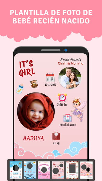 NewBorn Baby Birth Frame - عکس برنامه موبایلی اندروید