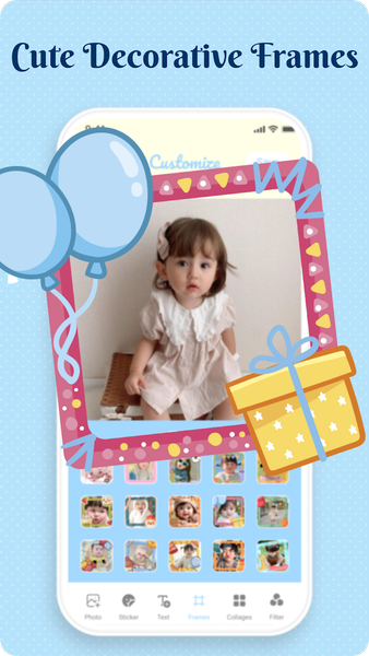 Baby Photo Editor & Baby Story - عکس برنامه موبایلی اندروید
