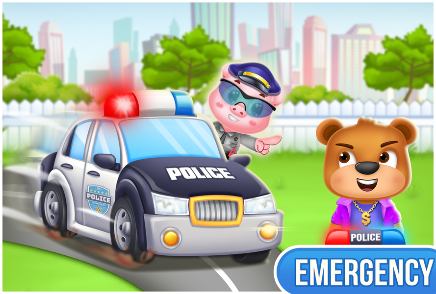 Police pig detective game - عکس بازی موبایلی اندروید