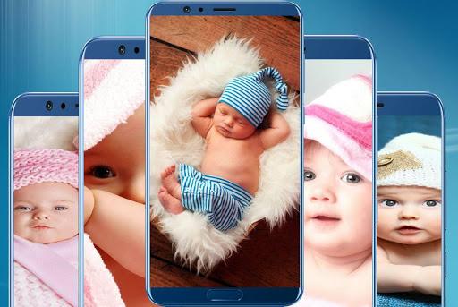 Cute Baby Wallpaper - Image screenshot of android app