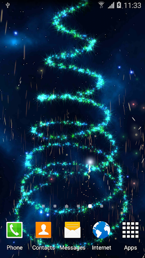 3D Christmas Tree Wallpaper - عکس برنامه موبایلی اندروید