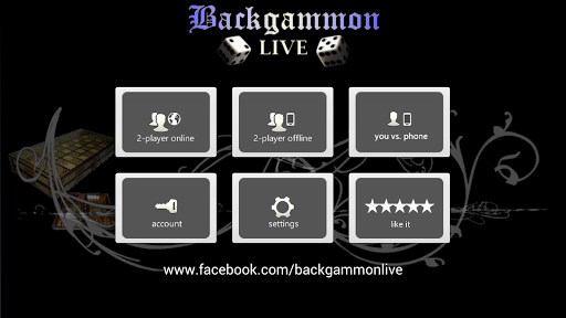 Backgammon Live Free - Gameplay image of android game