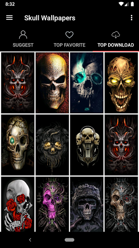 Skull Wallpapers Offline - Image screenshot of android app