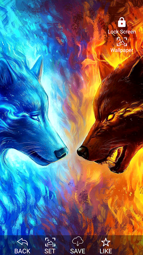 Wolf Wallpapers Offline - عکس برنامه موبایلی اندروید