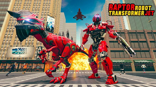 Raptor Robot Games: Drone Robot Grand Hero - عکس بازی موبایلی اندروید