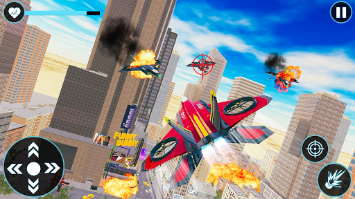 Raptor Robot Games: Drone Robot Grand Hero - عکس بازی موبایلی اندروید