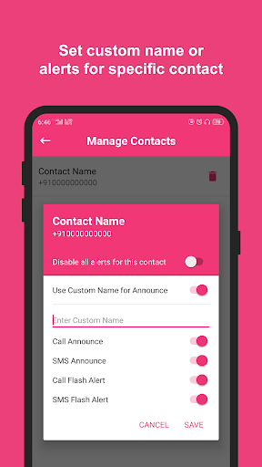 Caller Name Announcer - عکس برنامه موبایلی اندروید